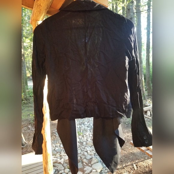 Blouse & Bolero Ladies Set Black Sorceress Shirt Jacket Jacob Brand XS Halter - Picture 7 of 12